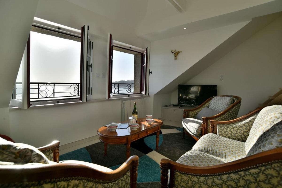 Lostra 2 - Appartement Avec Mezzanine, Front De Mer A Cancale Sur Le Port De La Houle Exterior foto