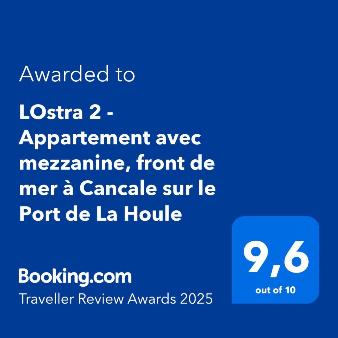 Lostra 2 - Appartement Avec Mezzanine, Front De Mer A Cancale Sur Le Port De La Houle Exterior foto